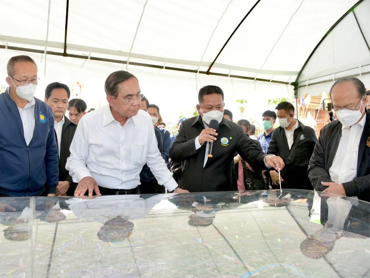 ประยุทธ์ ลงพื้นที่อยุธยา ขับเคลื่อนแผน 4 ปี บรรเทาอุทกภัยเจ้าพระยา