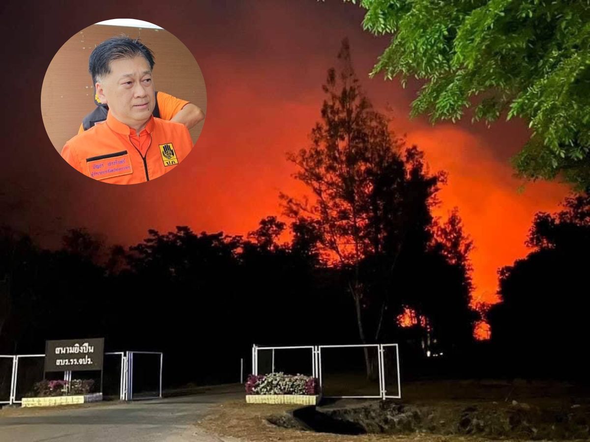 ไฟไหม้เขาแหลม : ผู้ว่าฯนครนายก เร่งประชุมดับไฟ ใช้โดรนหาจุดความชื้น