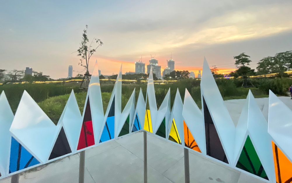 Unfolding Bangkok ชมงานศิลป์ การแสดง เวิร์กช็อป ที่สวนป่าเบญจกิติ