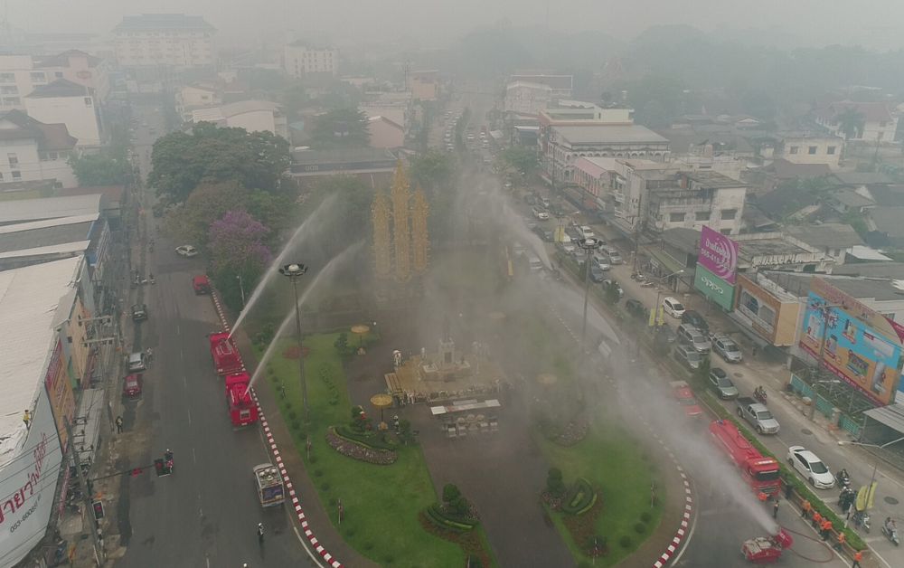 จุดความร้อนไทย 878 จุด เชียงรายอันดับ 1 จุดความร้อน-ค่าฝุ่น PM 2.5