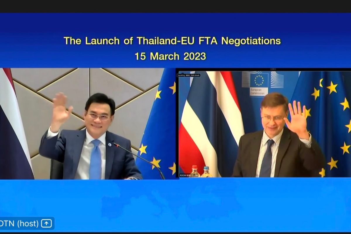 จุรินทร์ ประกาศนับหนึ่งเจรจา FTA ไทย-อียู ประชุมนัดแรก ก.ค. 2566