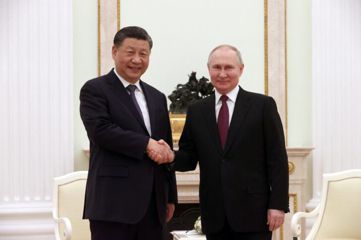 Russia's Putin holds talks with China's Xi in Moscow สี จิ้นผิง เยือนรัสเซีย เจรจาปูติน