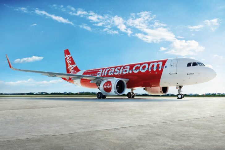 แอร์เอเชีย แอร์บัส A320 Neo เครื่องบินแบบแอร์บัส เอ320 นีโอ (A320 Neo) สายการบินแอร์เอเชีย (ไม่มีธงระบุสัญชาติ)