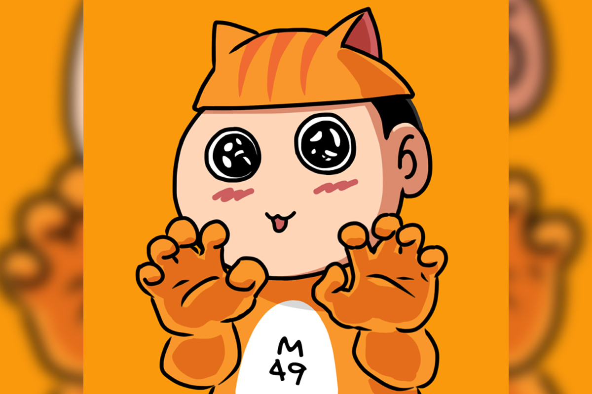 ไข่แมว การ์ตูนนิสต์สุดแสบสัน ศิลปินประจำบูทสำนักพิมพ์มติชน