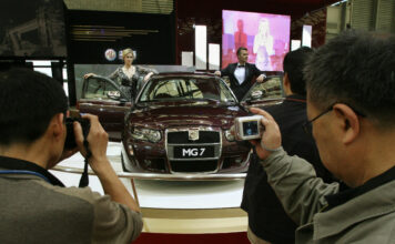 CHINA-AUTO-SHOW-COMPANY-NANJING-MG