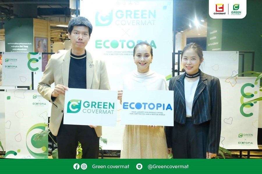 Green Covermat เปิดตัวผลิตภัณฑ์รักษ์โลกครั้งแรกในประเทศไทย ที่ Ecotopia ชั้น 3 Siam Discovery
