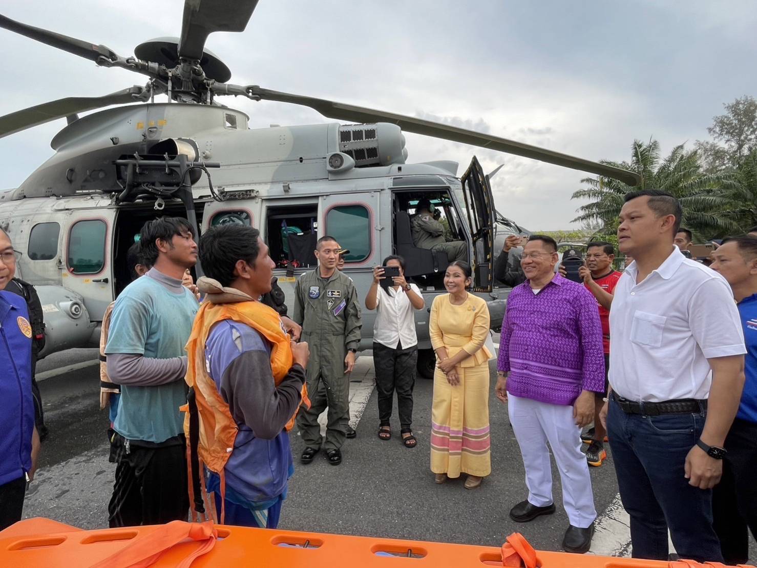 อัพเดตเรือประมงอับปางนครศรีธรรมราช ธนกร ตัวแทน ประยุทธ์ เยียวยาด่วน