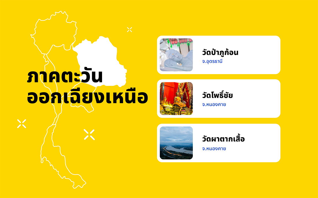 NOSTRA แจกพิกัด 30 วัดทั่วไทย