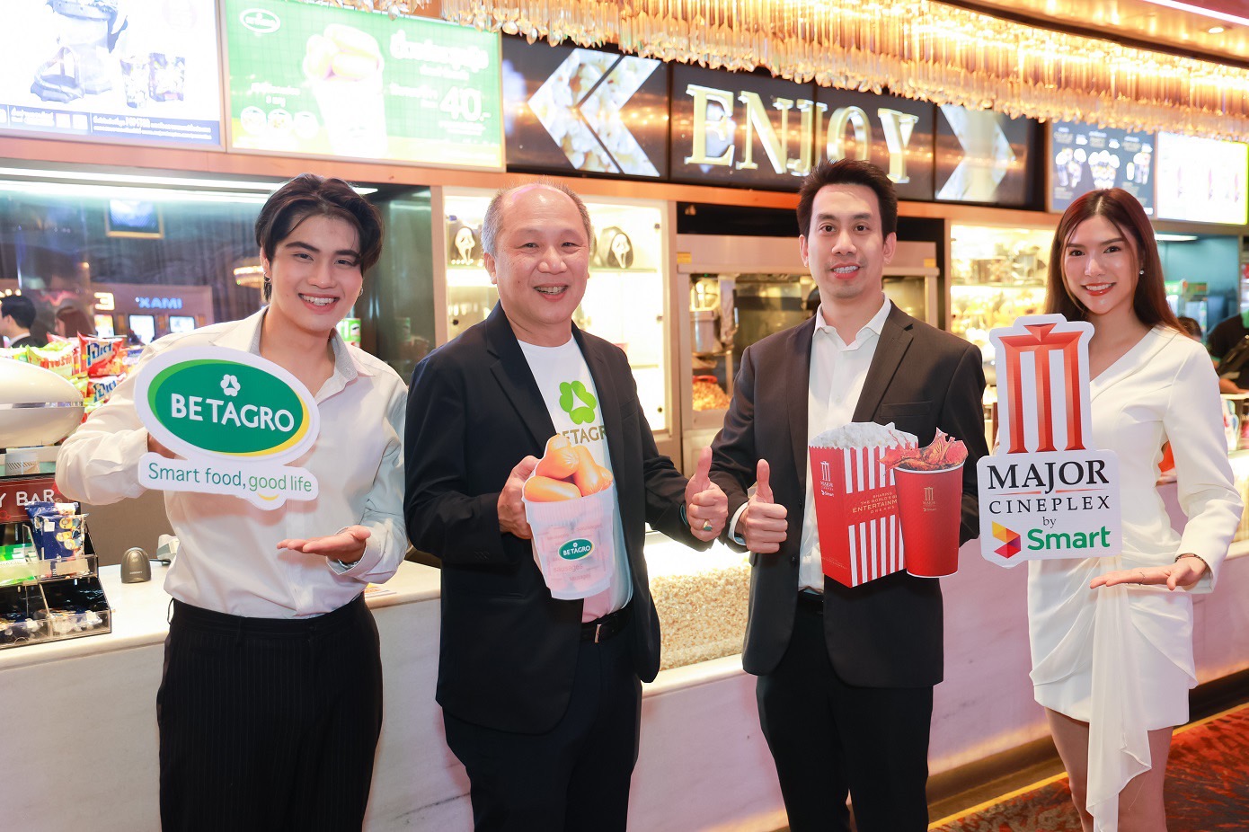 เมเจอร์ฯ ผนึก เบทาโกร รุกตลาดกัมพูชา เสิร์ฟไส้กรอกคู่กับป๊อปคอร์น