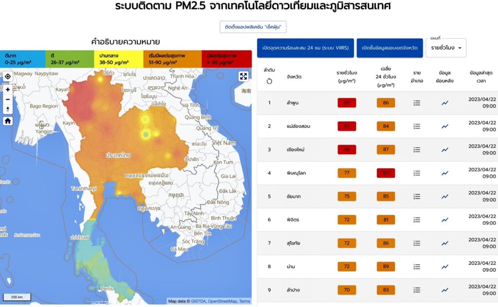 จุดความร้อน 21 เม.ย.66