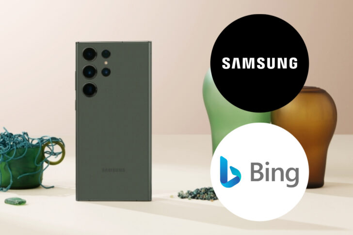 Samsung Bing Search Engine