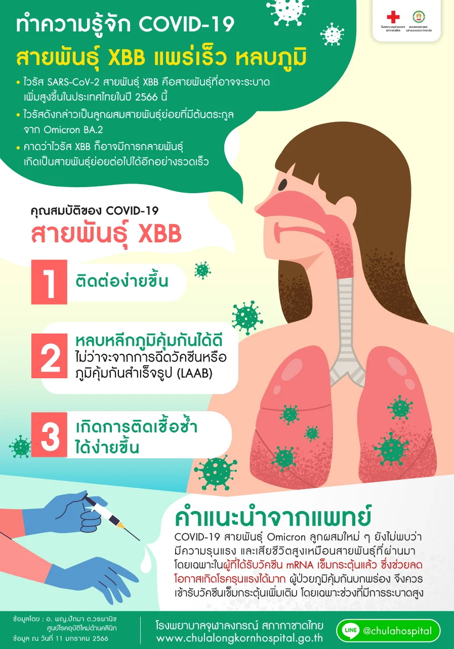 โควิดสายพันธุ์ใหม่ XBB.1.16