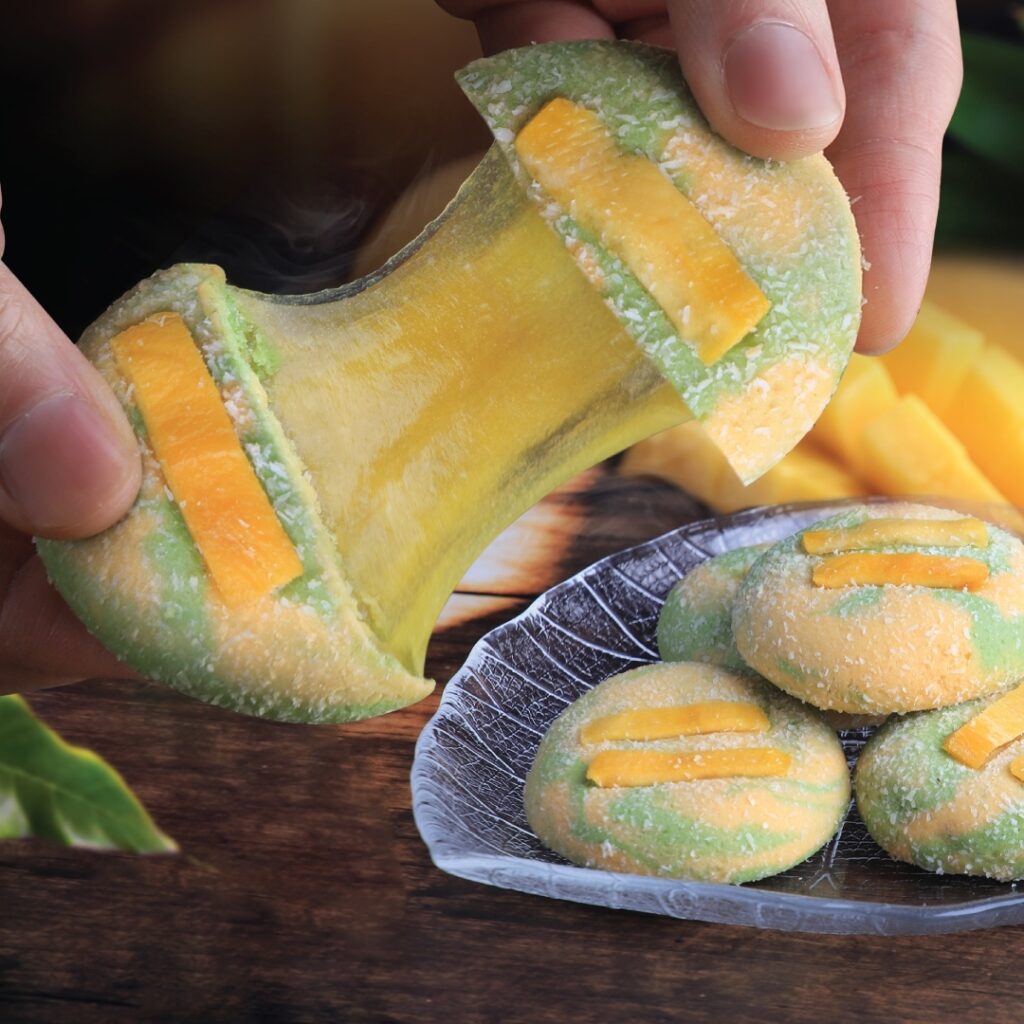 kyorollen_mango siam_Mango Pandan Mochi Cookie(2)