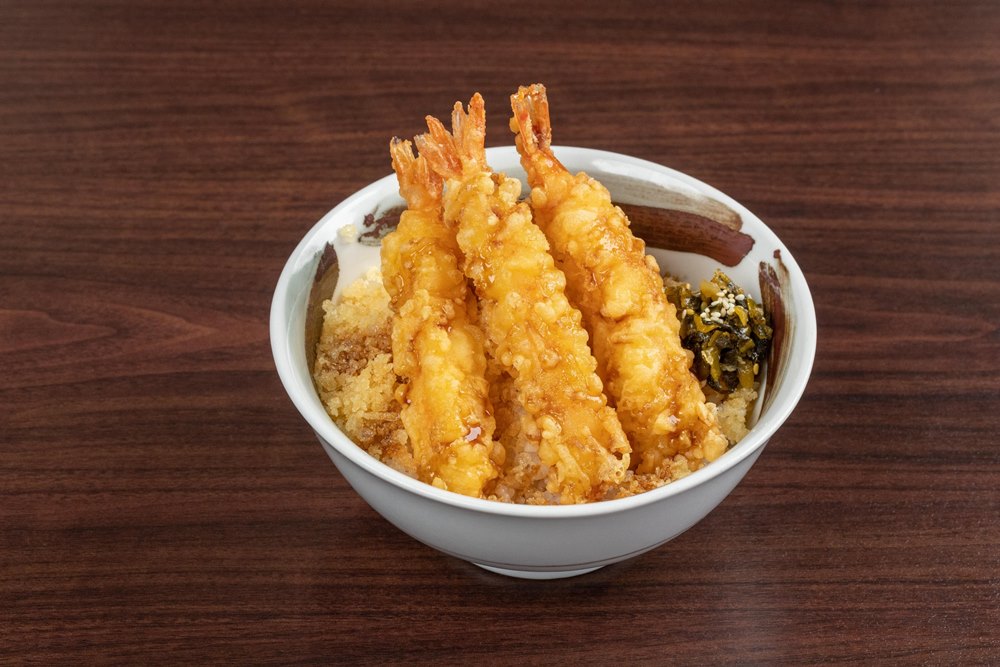 ข้าวหน้ากุ้งเทมปุระ