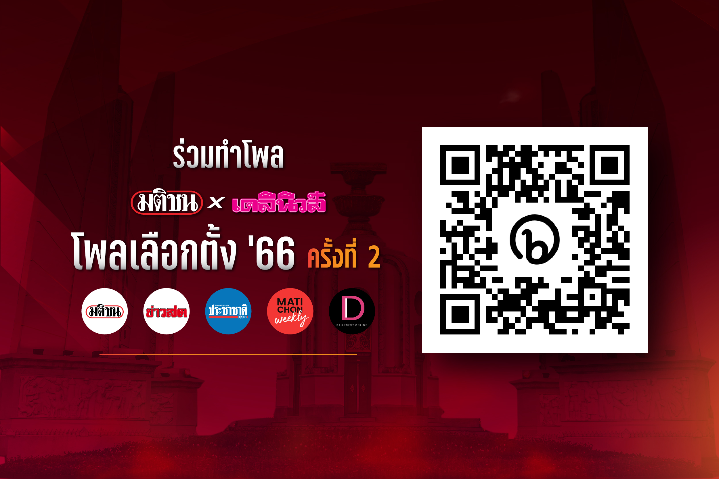 โหวต มติชนxเดลินิวส์ โพลเลือกตั้ง’66 รอบ 2 วันแรกคึก 4 คำถามเข้มข้น