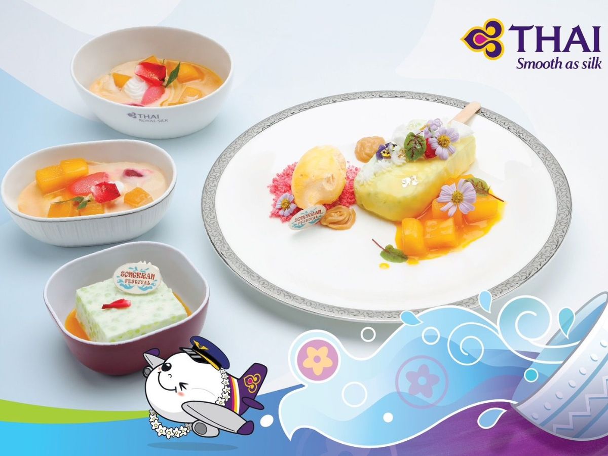 การบินไทย เสิร์ฟขนมหวานจานพิเศษฉลองสงกรานต์ปี’66
