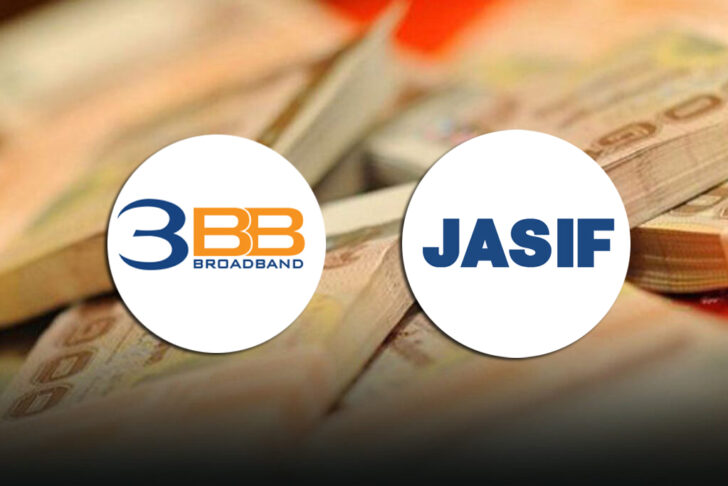3BB จ่ายค่าเช่าที่ค้าง พร้อมค่าปรับให้ JASIF 3BB จ่ายค่าเช่าที่ค้าง พร้อมค่าปรับให้ JASIF