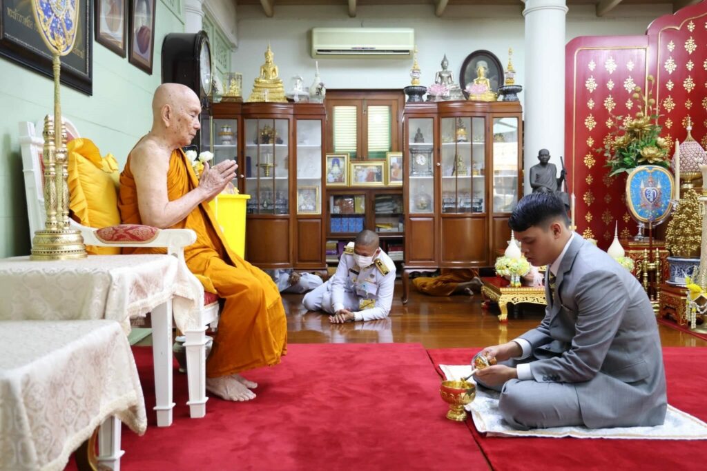 เจ้าฟ้าทีปังกรฯ เสด็จถวายสักการะสมเด็จพระสังฆราช