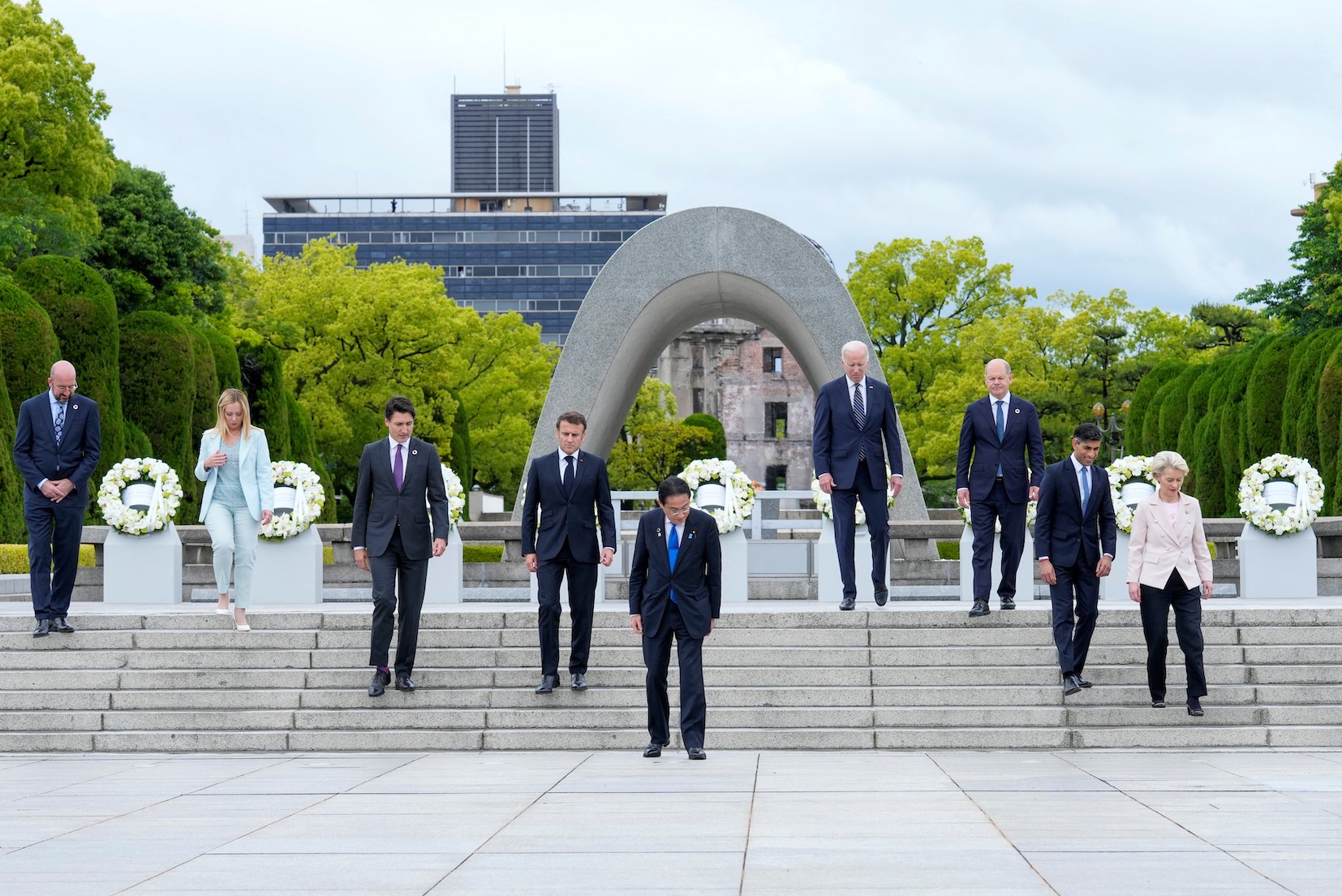 ผู้นำ G7 เยือนอนุสรณ์สันติภาพฮิโรชิมา
