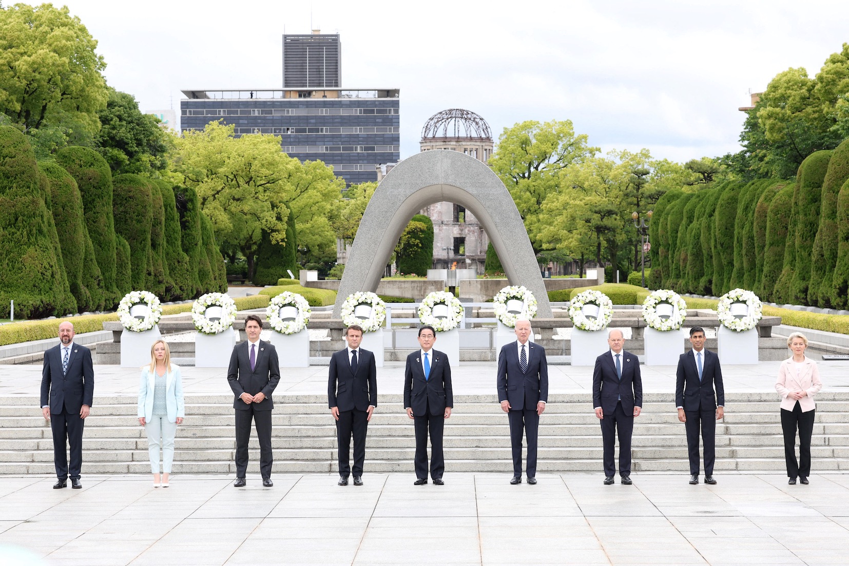 ผู้นำ G7 เยือนอนุสรณ์สันติภาพฮิโรชิมา 