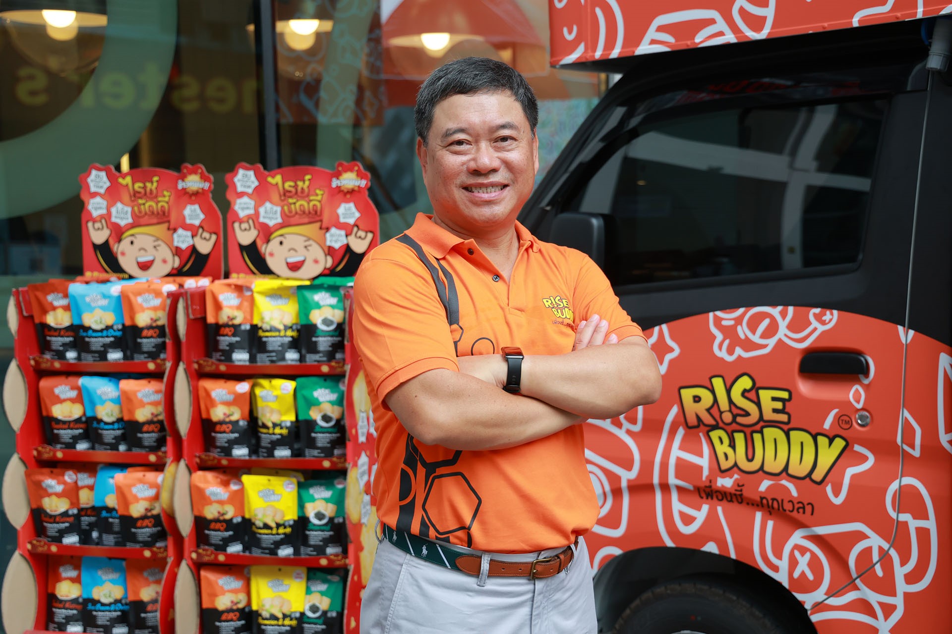 “Rise Buddy” ขนมข้าวแผ่นอบกรอบจากข้าวไทยเกรดเอ 100%