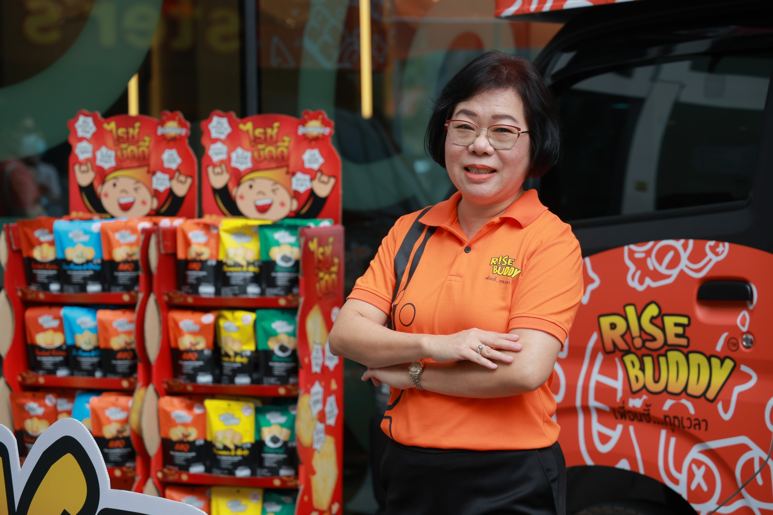 “Rise Buddy” ขนมข้าวแผ่นอบกรอบจากข้าวไทยเกรดเอ 100%