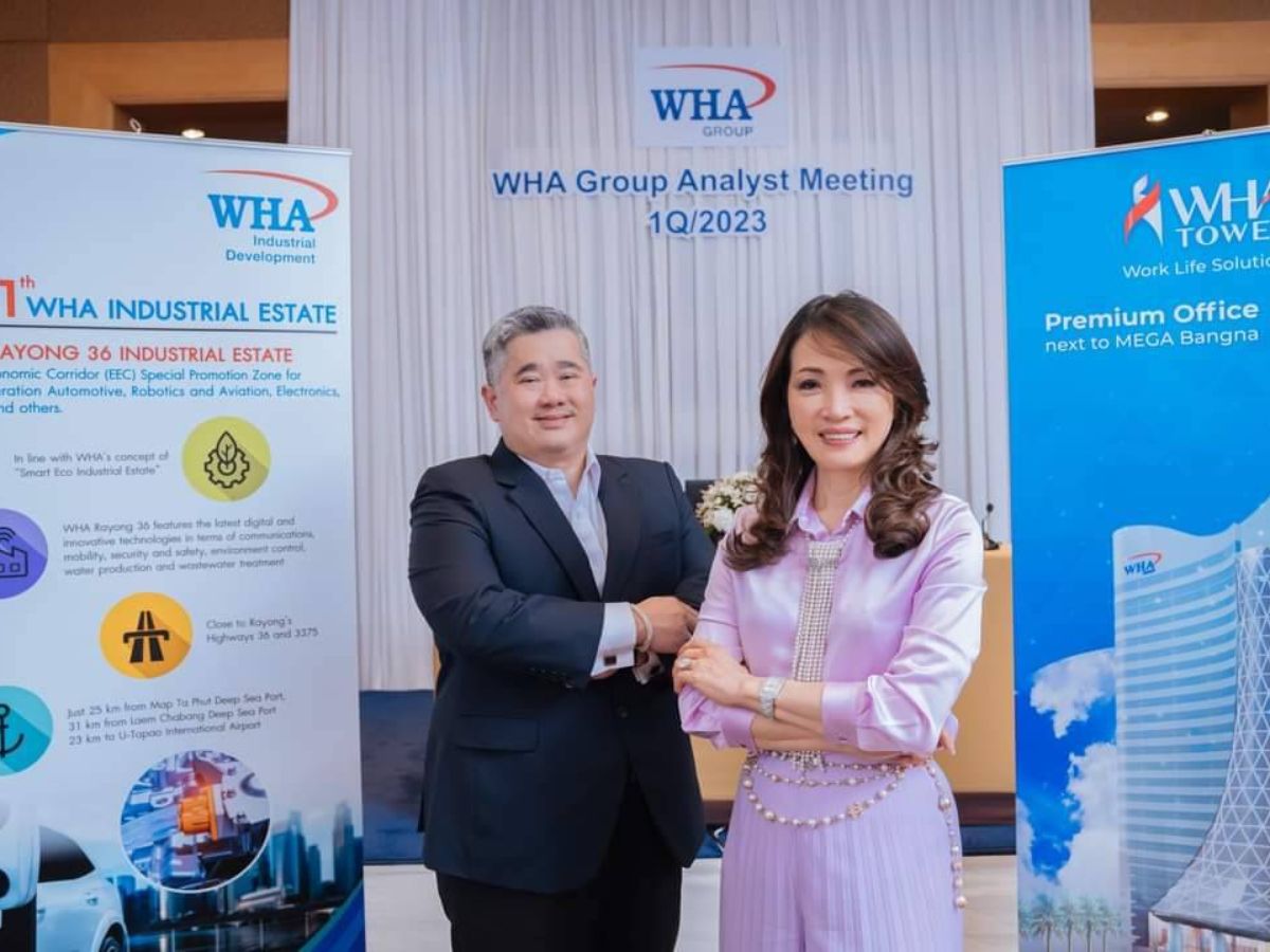 WHA GROUP จ่อปิดดีลหลายโครงการ ดันยอดขายที่ดิน เป้า 1,750 ไร่