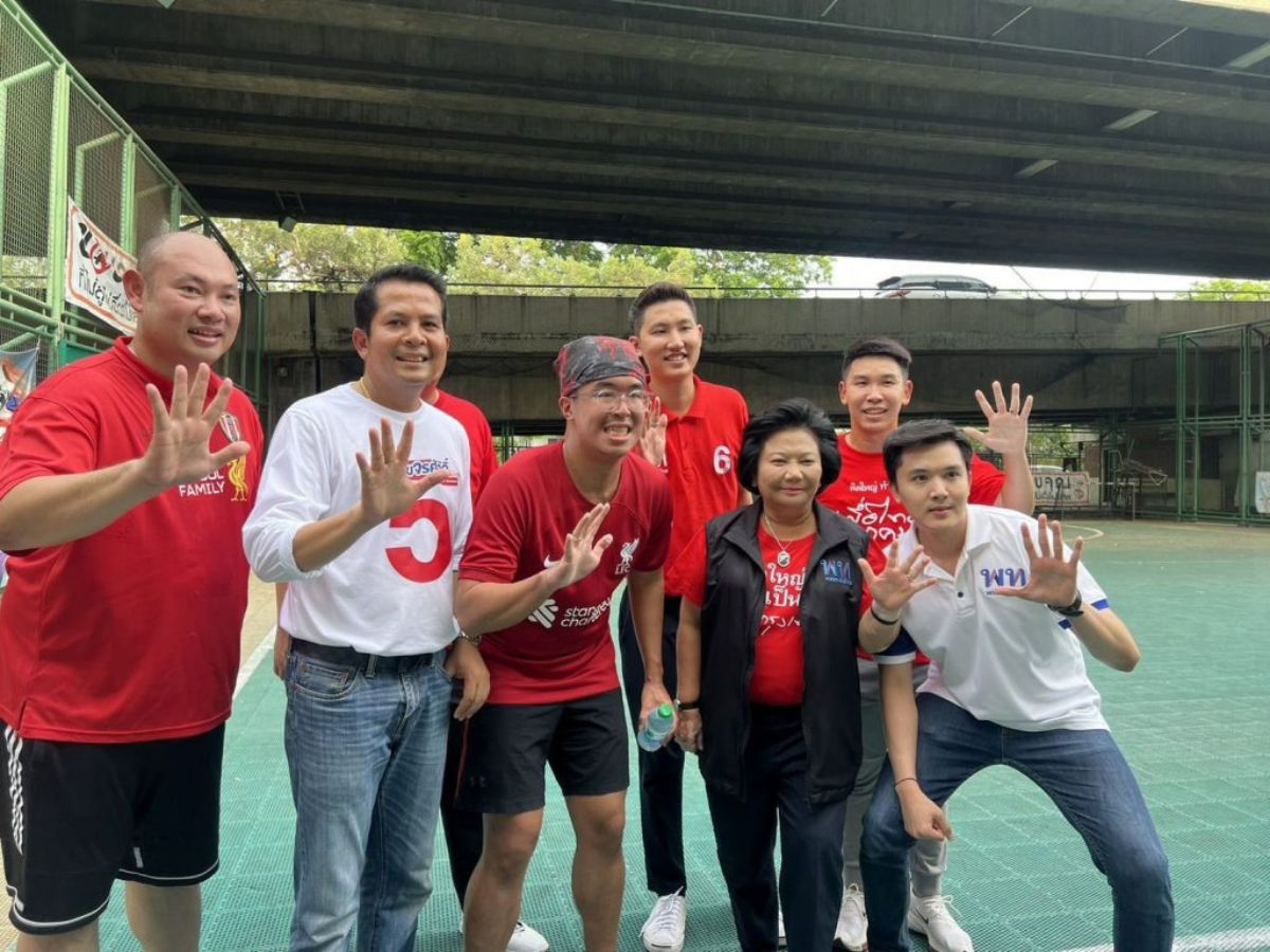 แสนดี ลูกชาย ชัชชาติ เปิดตัวผู้ช่วยหาเสียงพรรคเพื่อไทย