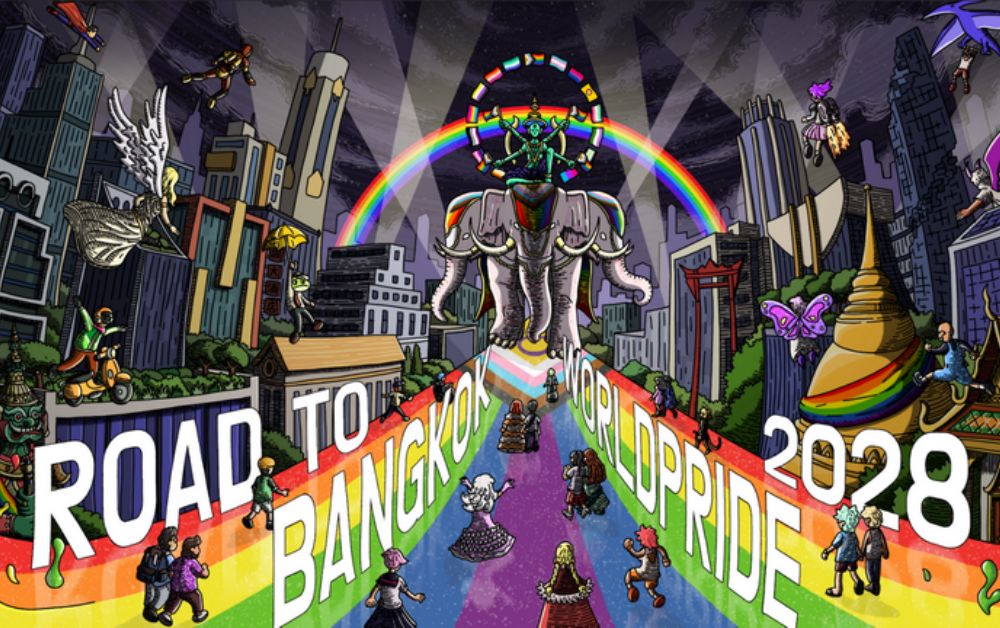 ภาพศิลปะจากศิลปิน LGBTQIAN+ สื่อความหมายในการปักธงสู่ World Pride