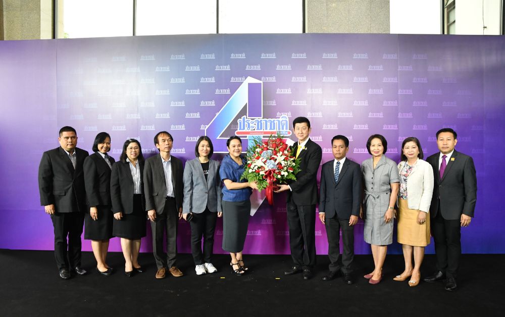 ปลัดแรงงาน-บิ๊กไทยสร้างไทย-NT-บางจาก ร่วมยินดี 47 ปี ประชาชาติธุรกิจ