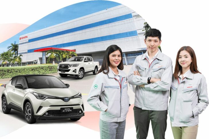 โตโยต้า สมัครงาน 1 โตโยต้า ประกาศรับสมัครงาน