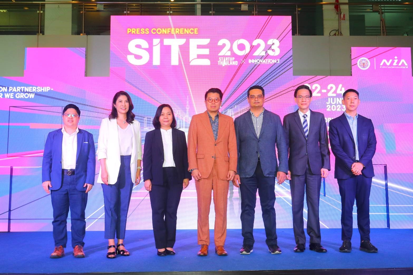 NIA ผนึก 4 ภาคส่วน จัดงาน “SITE 2023” ขับเคลื่อนไทยสู่ชาตินวัตกรรม นัดรวมพลเหล่านักรบเศรษฐกิจใหม่ 22-24 มิ.ย.นี้
