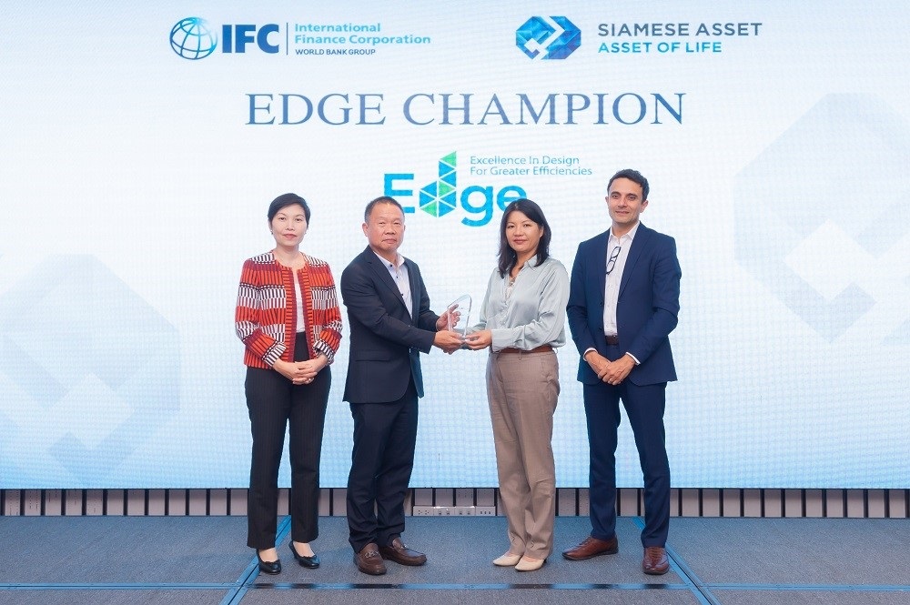 SA รับรางวัล EDGE Champion ครั้งแรกในประเทศไทย