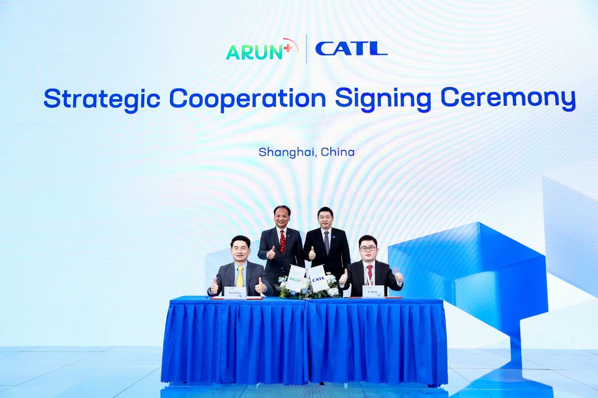 Arun Plus ผนึก CATL ตั้ง Cell-To-Pack โรงงานแบตเตอรี่ EV ปี 2567