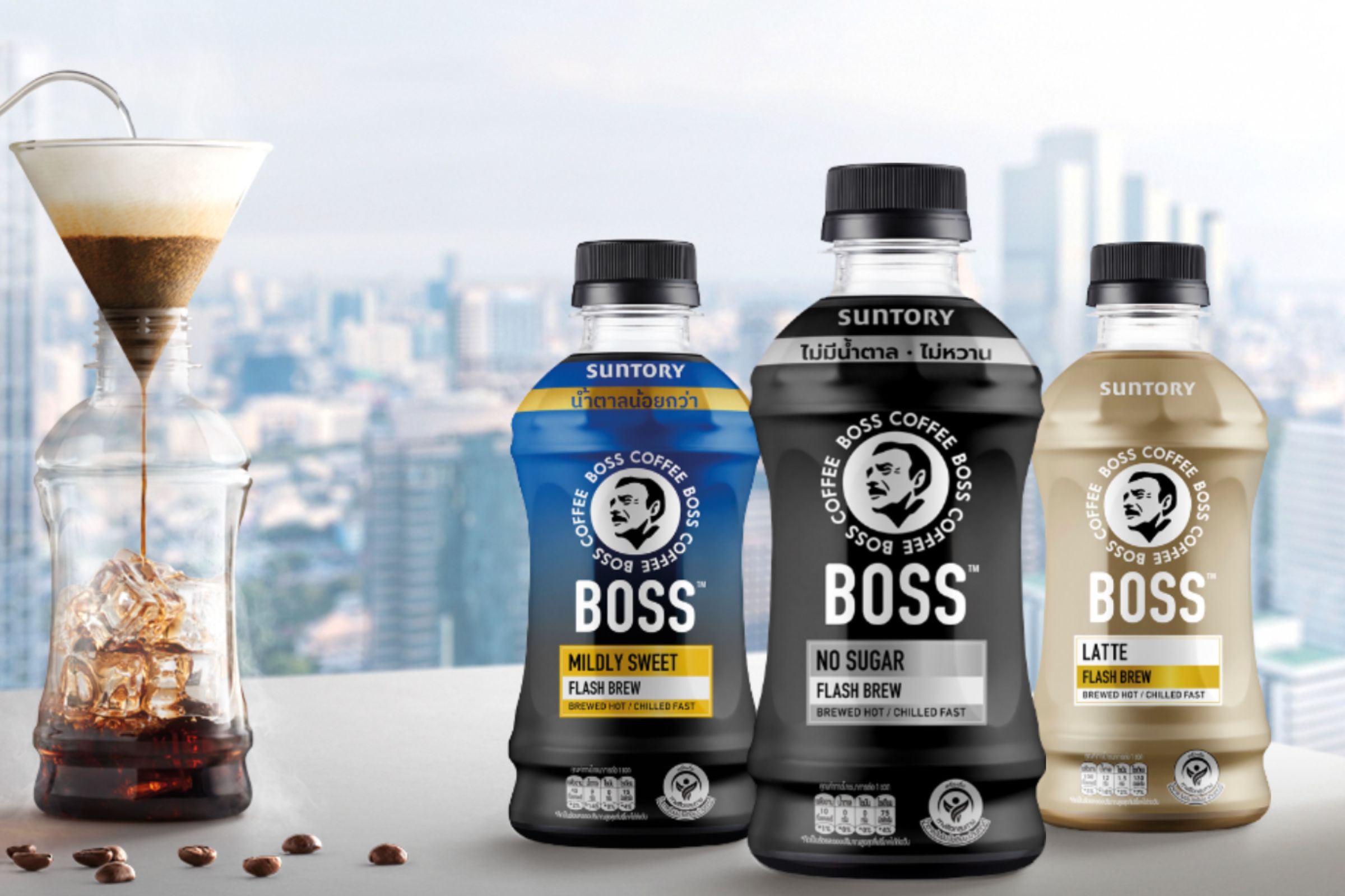 BOSS Coffee บุกหนัก ลั่นขึ้นเบอร์ 1 กาแฟพร้อมดื่มพรีเมี่ยม ตั้งเป้าโต 20-30%