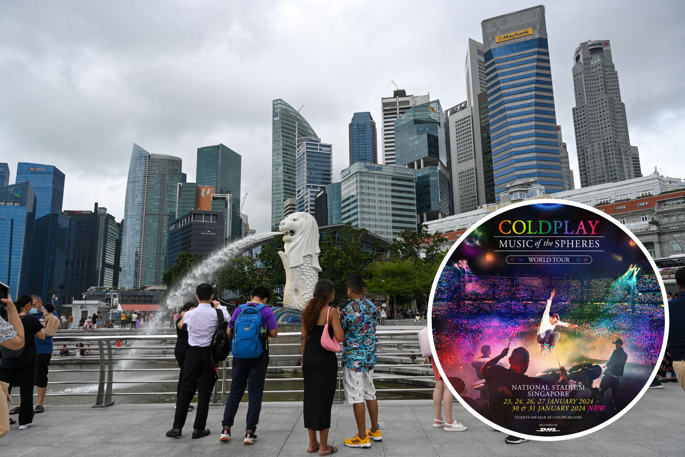 คอนเสิร์ต Coldplay ดันยอดค้นหาที่พักในสิงคโปร์เพิ่มเกือบ 9 เท่า 