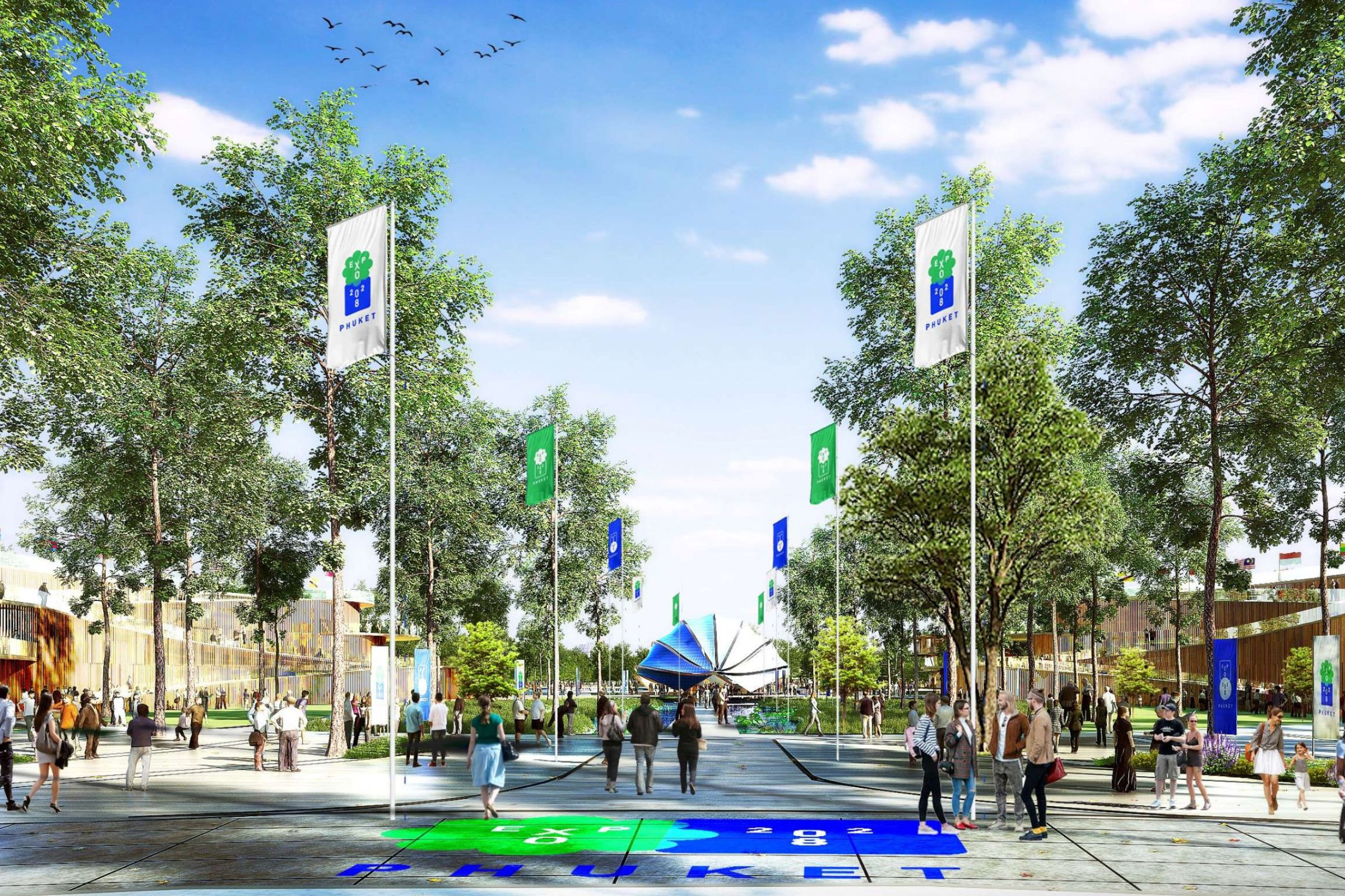 ภูเก็ตคึก ! เชียร์ไทยชิงเจ้าภาพ EXPO 2028 ตั้งจอ LED กลางเมือง ถ่ายทอดสดจากปารีส