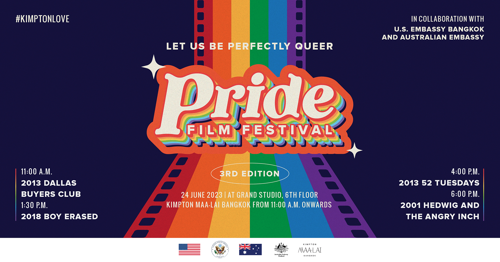 Kimpton Maa-Lai Bangkok - Pride Film Festival 2023