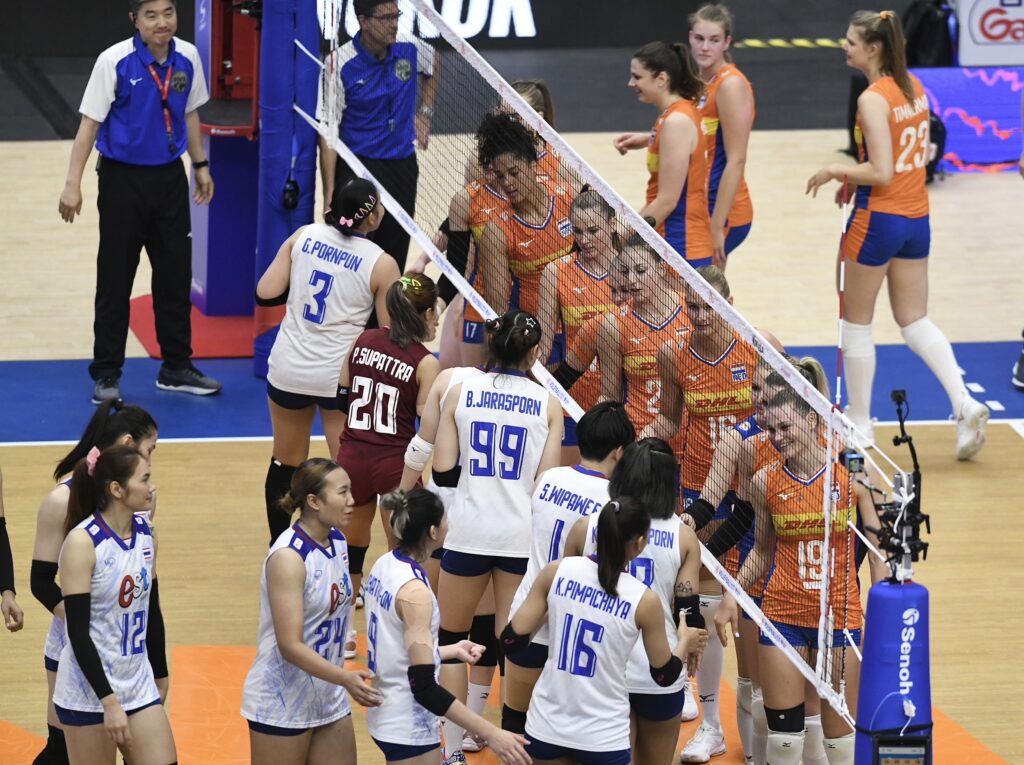 ผลวอลเลย์บอล VNL นักตบสาวไทย แพ้เนเธอร์แลนด์ 0-3 เซต