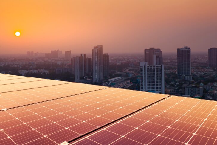 Solar,Energy,,Solar,Cell,Stations,,And,Urban,Energy,Demand,In โซล่าเซลส์