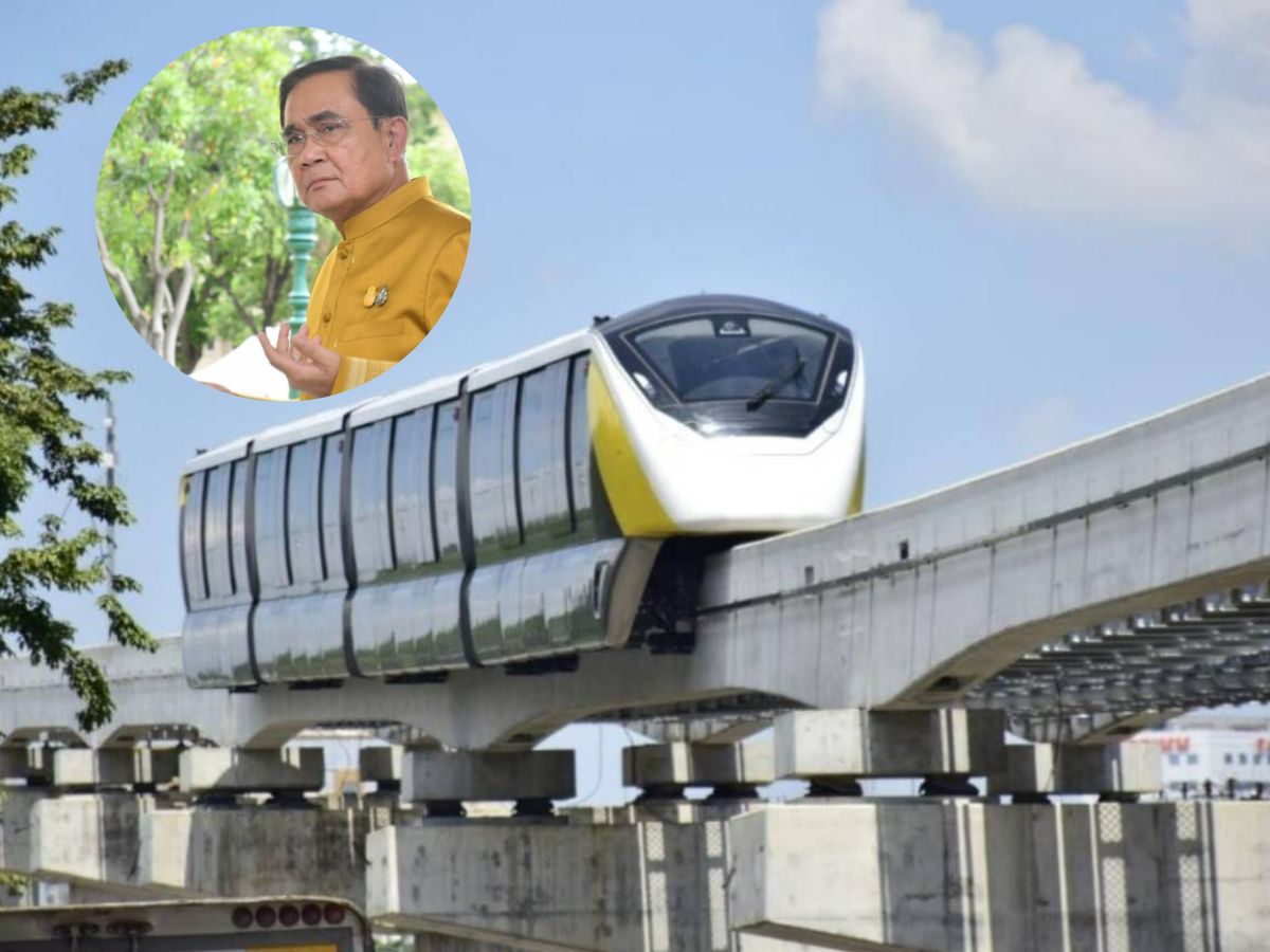 ประยุทธ์ทดสอบเดินรถเสมือนจริงตลอดสาย รถไฟฟ้าสายสีเหลือง