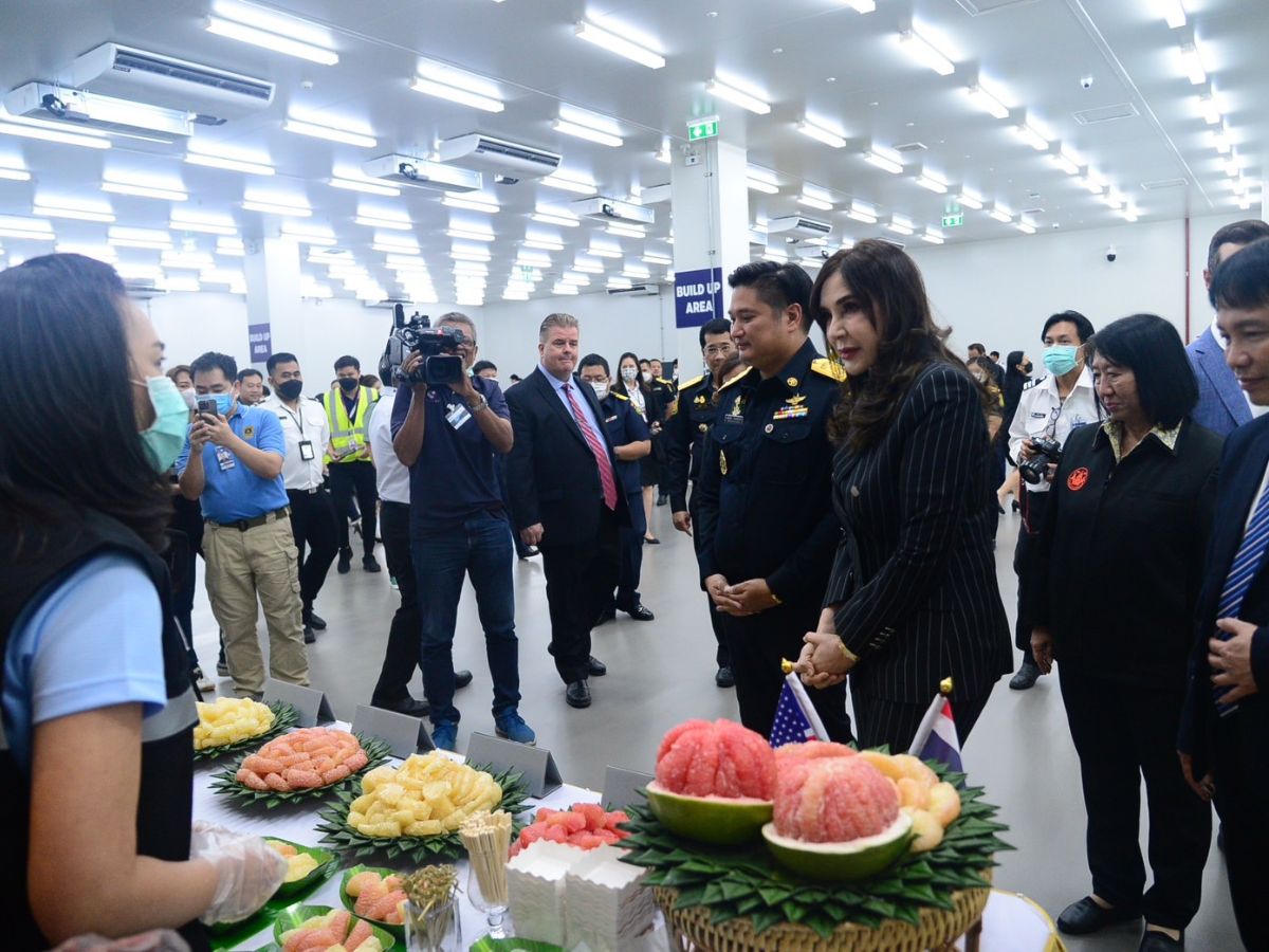 ปฐมฤกษ์ส่งออกส้มโอไทย ชิปเม้นท์แรกไปสหรัฐ