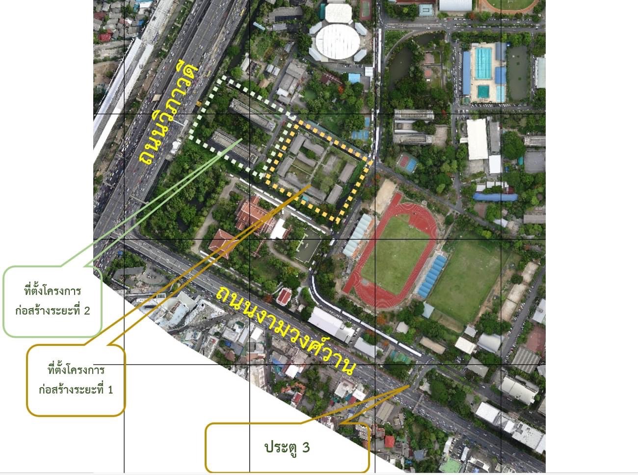 แผนที่คณะแพทยศาสตร์และโรงพยาบาลมหาวิทยาลัยเกษตรศาสตร์