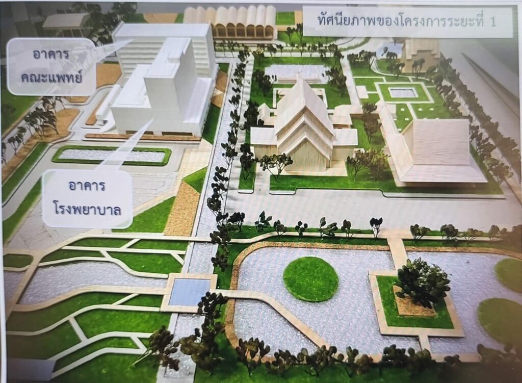 แผนที่คณะแพทยศาสตร์และโรงพยาบาลมหาวิทยาลัยเกษตรศาสตร์