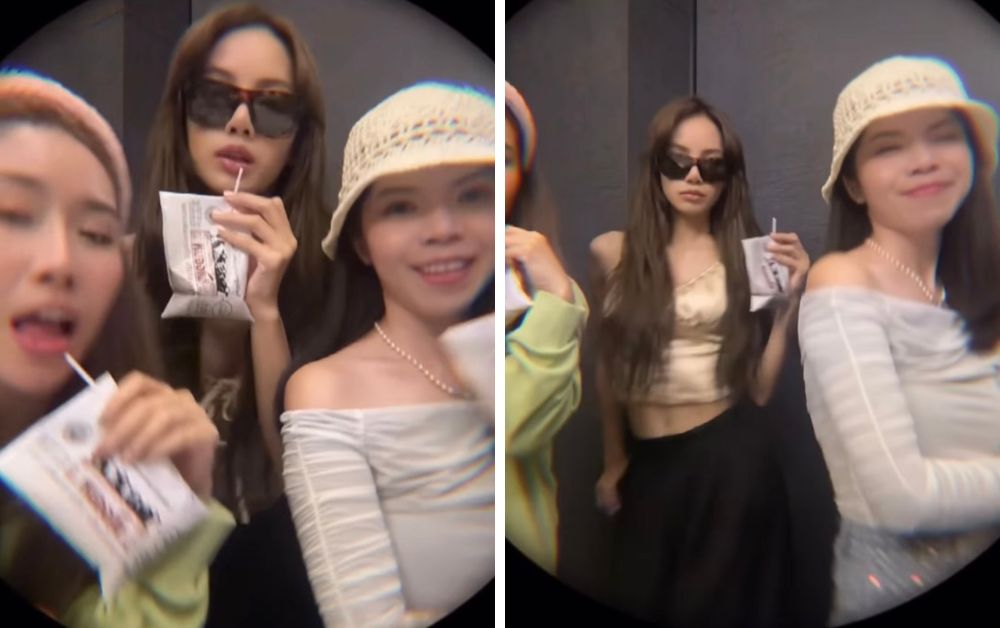 ลิซ่า BLACKPINK กับคลิปดื่มนมถุงหนองโพ ถึงคิวฟีเวอร์เตรียมขาดตลาด