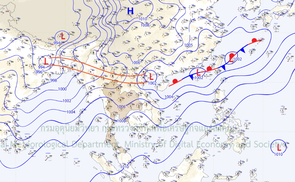 กรมอุตุฯเตือน 13-16 มิ.ย. อิทธิพลจากมรสุม รับมือ “ฝนตกหนัก” อีกรอบ
