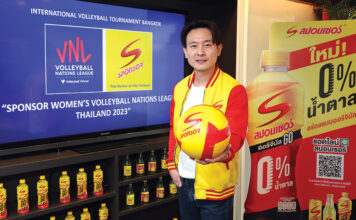 อนุรักษ์ ตีระลัภนานนท์ “สปอนเซอร์” อัดกิจกรรมรับ VNL ย้ำเจ้าสปอร์ตดริงก์