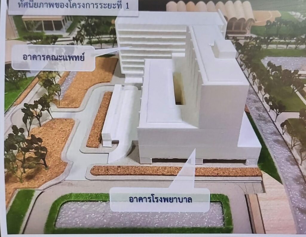 แผนที่คณะแพทยศาสตร์และโรงพยาบาลมหาวิทยาลัยเกษตรศาสตร์