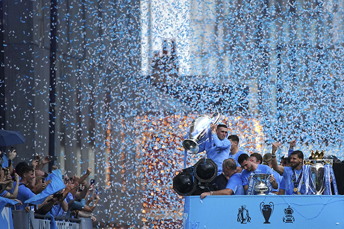 Britain Soccer Champions Parade