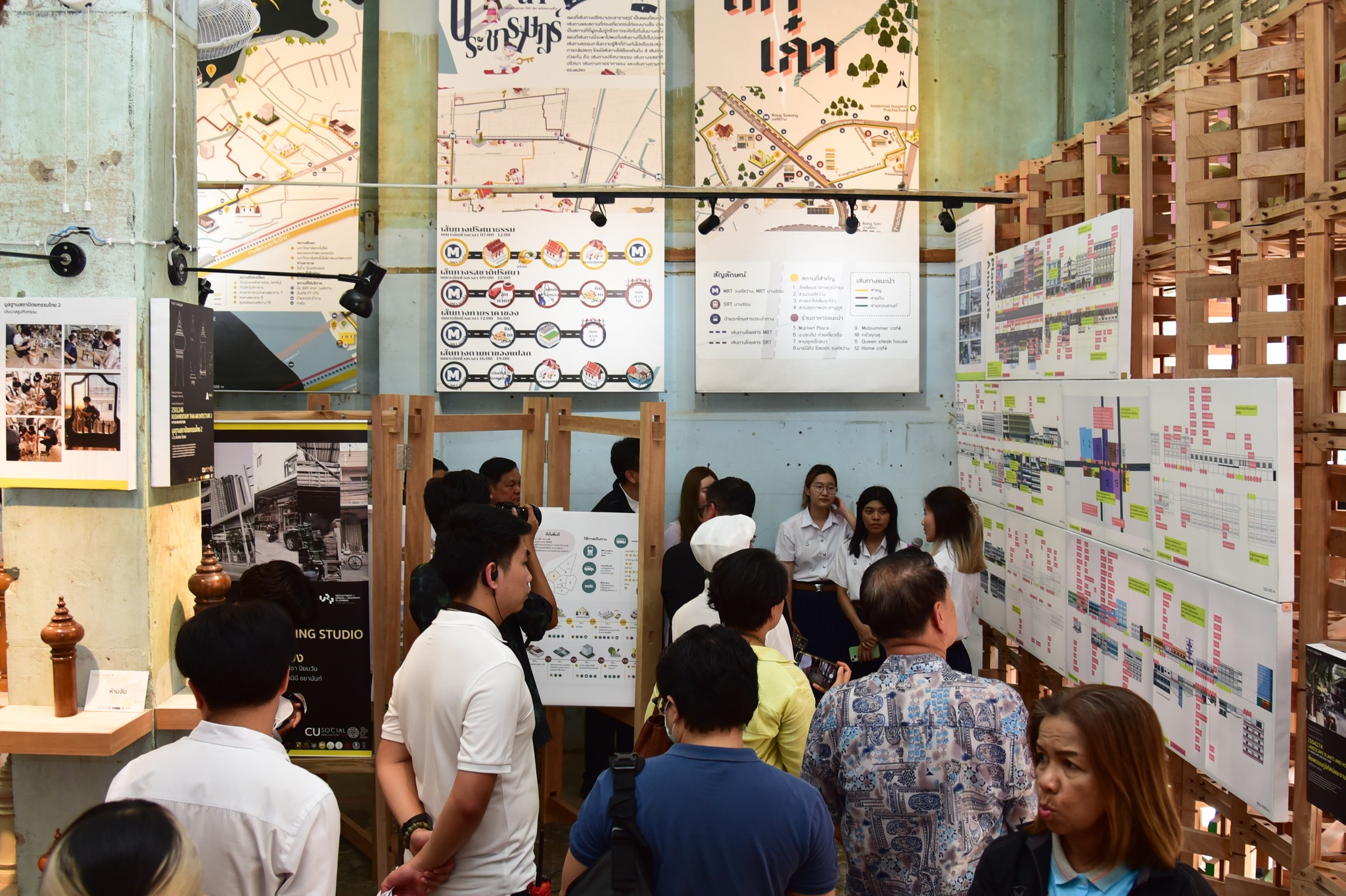 สถาปัตย์ จุฬาฯ จัดนิทรรศการโชว์แผนพัฒนาชุมชนเก่าแก่ย่านบางโพ